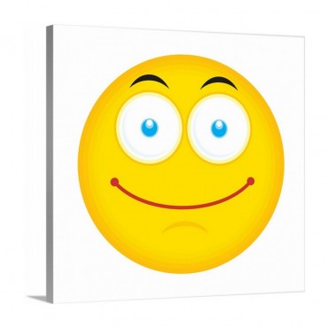 Happy Big Eyed Emoji