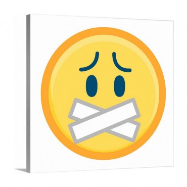 Taped Mouth Emoji