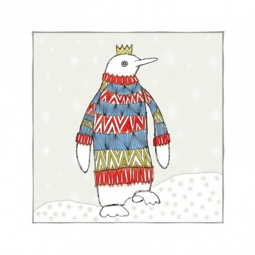 Jazzy Penguin With Snow