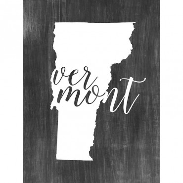 Home State Typography Vermont