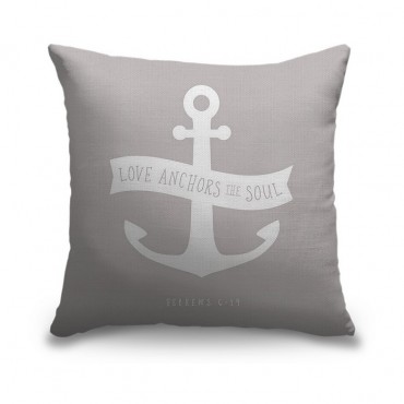 Hebrews 6 19 Scripture Art In White And Grey
