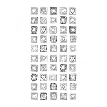 Heart In Squares