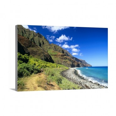 Hawaii Kauai Na Pali Coast Scenic Coastline
