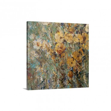 Amber Poppy Field I Wall Art - Canvas - Gallery Wrap
