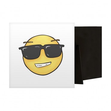 Black Cool Cat Sunglasses Emoji