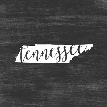 Home State Typography Tennessee