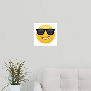 Cool Emoji With Black Sunglasses