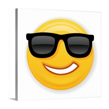 Cool Emoji With Black Sunglasses