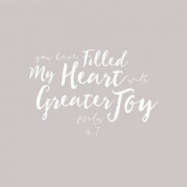 Psalm 4 7 Scripture Art In White And Grey