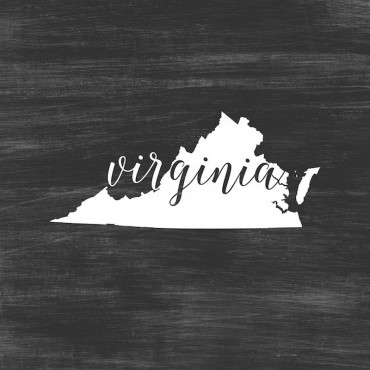 Home State Typography Virginia