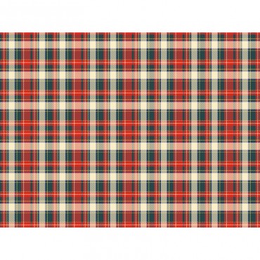 Tartan Plaid In Traditional Holiday Colors