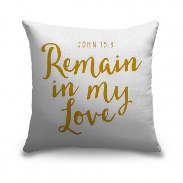 John 15 9 Scripture Art In Gold And White