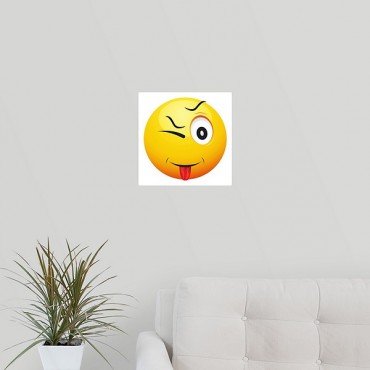 Goofy Eye Winking Emoji