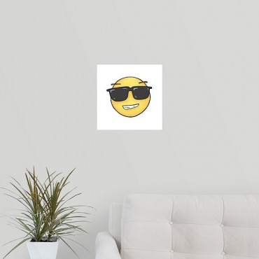 Black Cool Cat Sunglasses Emoji