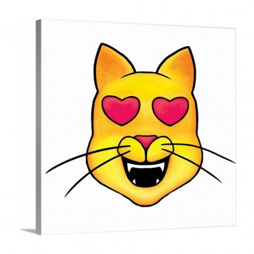 Heart Eyes Cat Emoji