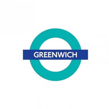 London Underground Greenwich Station Roundel