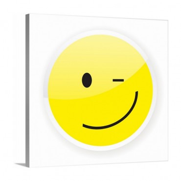 Yellow Winking Emoji