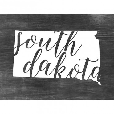 Home State Typography South Dakota
