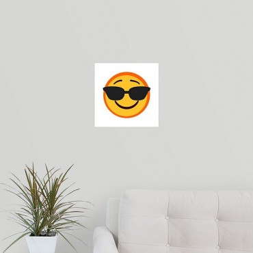 Cool Emoji With Cat Eye Sunglasses