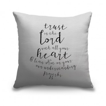 Proverbs 3 5 Scripture Art In Black And White