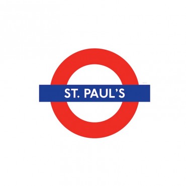 London Underground St Pauls Station Roundel