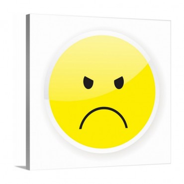 Light Yellow Angry Emoji