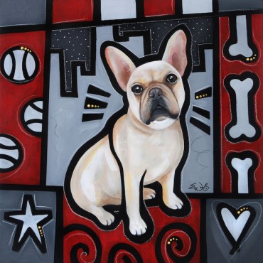French Bulldog Pop Art