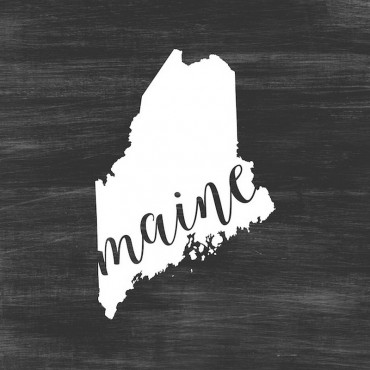 Home State Typography Maine