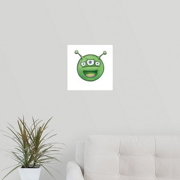 Three Eyed Alien Emoji