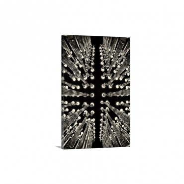 Urban Light Lamp Post Sculpture In Los Angeles Wall Art - Canvas - Gallery Wrap