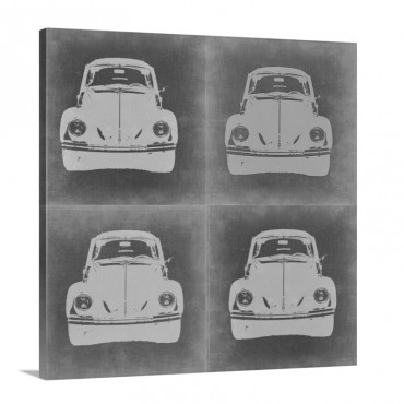 VW Beetle Front Pop Art I I Wall Art - Canvas - Gallery Wrap
