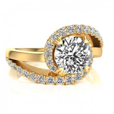 Valeria Diamond Ring - Yellow Gold