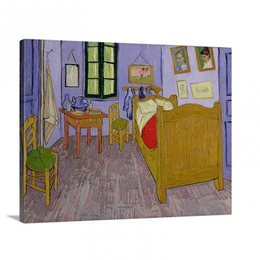 Van Goghs Bedroom At Arles 1889 Wall Art - Canvas - Gallery Wrap