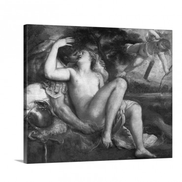 Venus And Mars With Cupid Wall Art - Canvas - Gallery Wrap