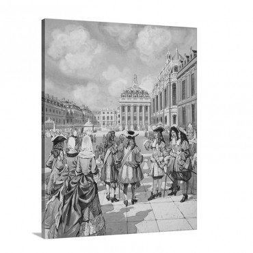 Versailles During The Rule Of Louis X I V Wall Art - Canvas - Gallery Wrap