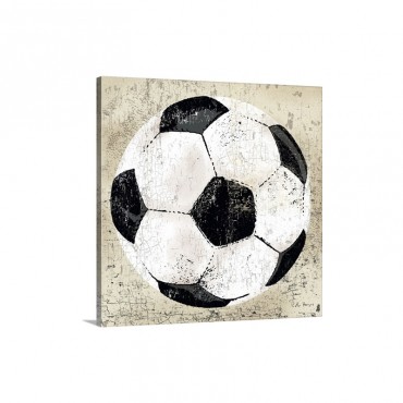 Vintage Soccer Ball Wall Art - Canvas - Gallery Wrap