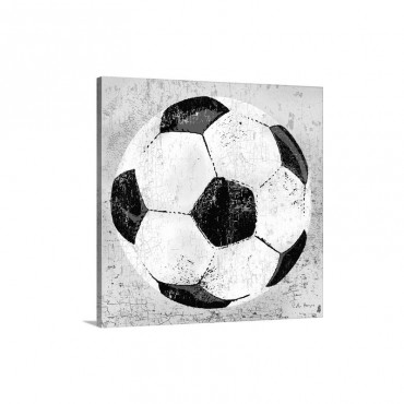 Vintage Soccer Ball Wall Art - Canvas - Gallery Wrap