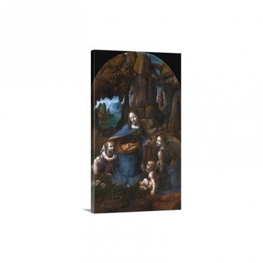 Virgin Of The Rocks By Leonardo Da Vinci Wall Art - Canvas - Gallery Wrap