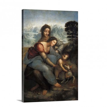 Virgin And Child Wall Art - Canvas - Gallery Wrap