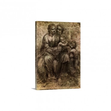 Virgin And Child With Saints Wall Art - Canvas - Gallery Wrap