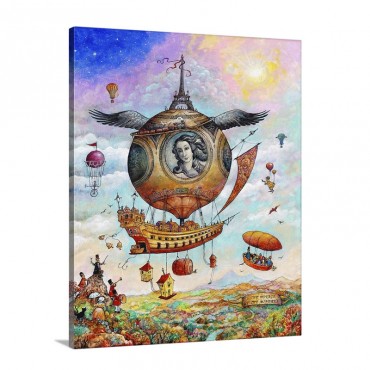 Voyage Of The Minerva Wall Art - Canvas - Gallery Wrap
