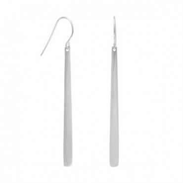 Polished Tapered Matchstick Earrings