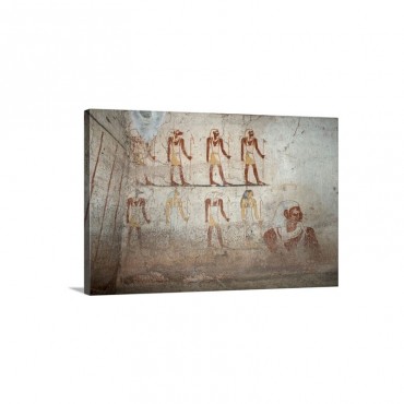 Wall Paintings In The Tomb Of King Tanwetamani Sudan Africa Wall Art - Canvas - Gallery Wrap