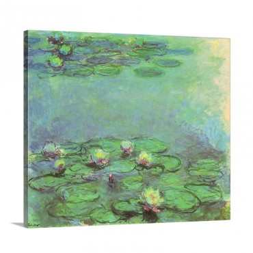 Water Lilies Wall Art - Canvas - Gallery Wrap