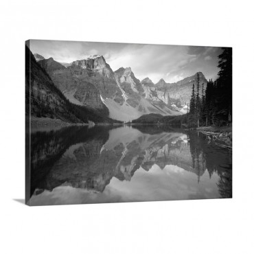 Wenkchemna Peaks And Moraine Lake Banff National Park Alberta Canada Wall Art - Canvas - Gallery Wrap