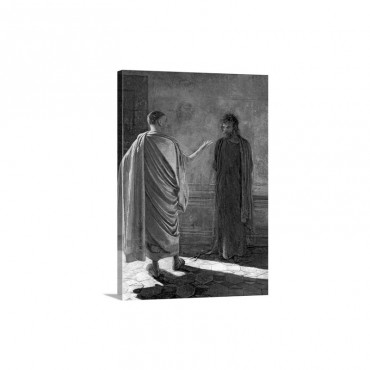 What Is Truth Christ And Pilate 1890 Wall Art - Canvas - Gallery Wrap
