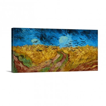 Wheatfield With Crows 1890 Wall Art - Canvas - Gallery Wrap