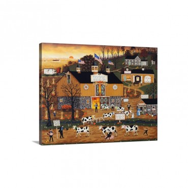 When The Cows Come Home Wall Art - Canvas - Gallery Wrap