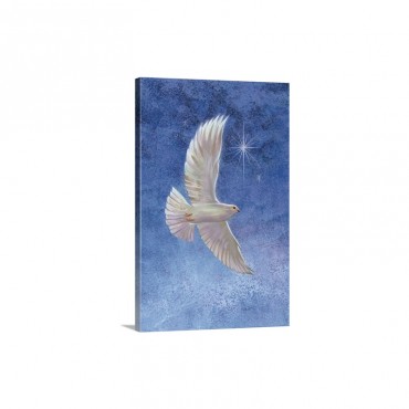 White Dove Wall Art - Canvas - Gallery Wrap
