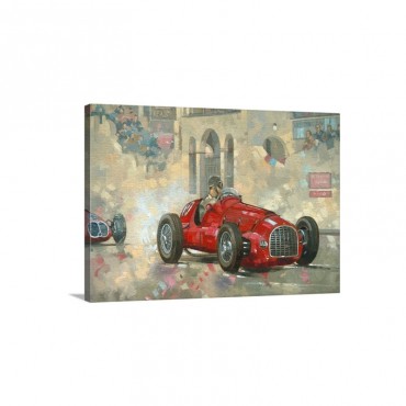 Whitehead's Ferrari Passing The Pavillion Jersey Wall Art - Canvas - Gallery Wrap